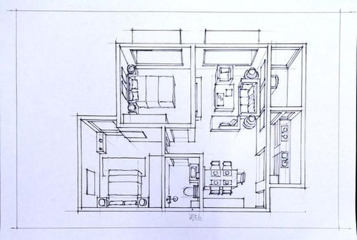 平面设计图，室内设计平面图怎么画