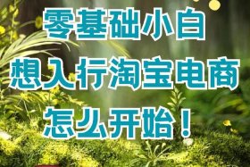 零基础做电商；如何从零开始学做电商