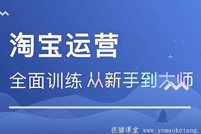 淘宝轻课堂 - 想学淘宝运营,哪位大师有好的教程