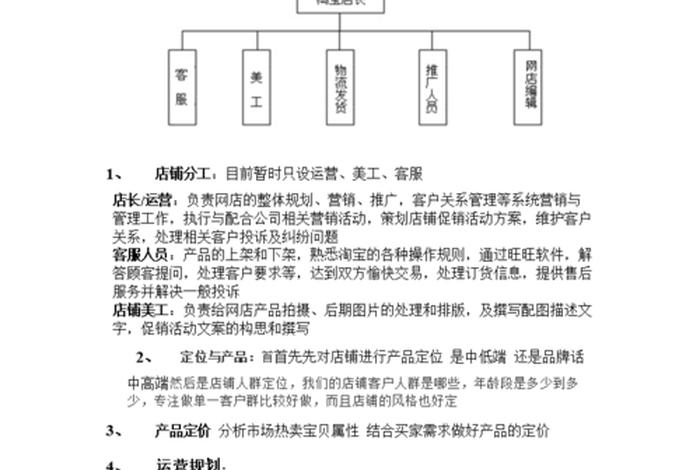 淘宝店铺运营完整计划书（淘宝运营计划书怎么写）