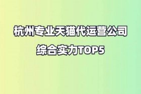 杭州代运营网络公司排名、杭州代运营网络公司排名前十