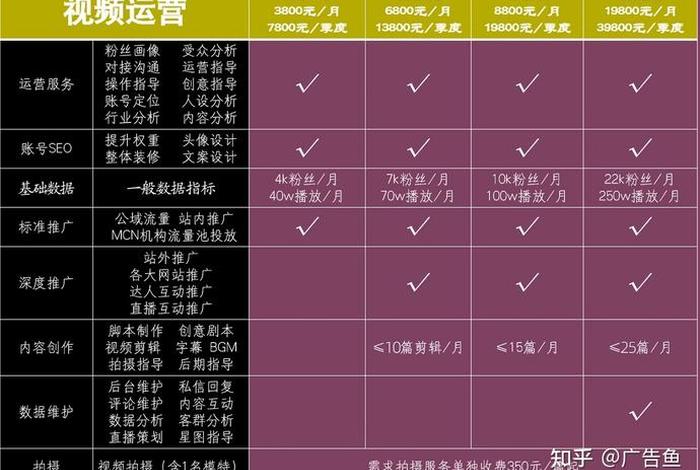 代运营收费标准与服务、代运营如何收费