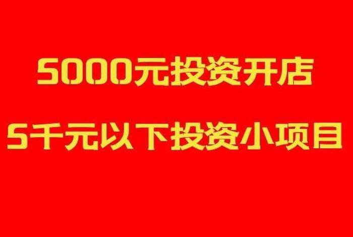 5千元小投资加的健康服务 投资健康项目