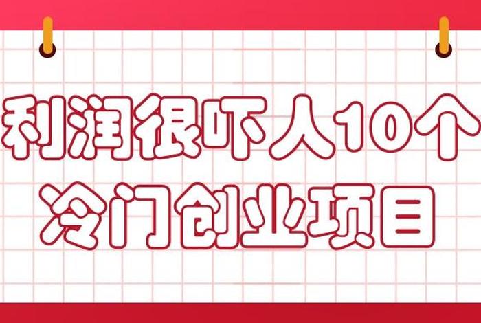 利润很吓人10个冷门创业项目加盟 冷门利润高