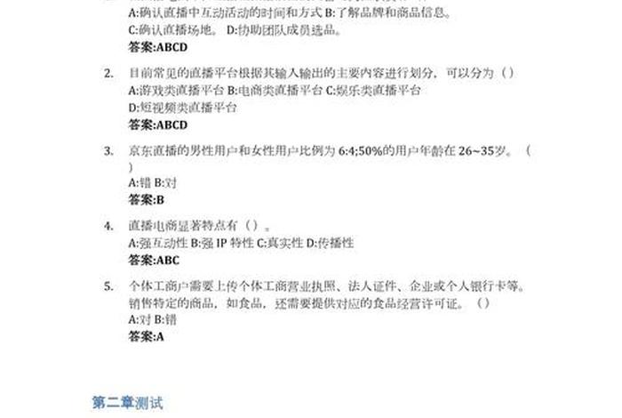 网店运营推广平台理论题答案；网店运营与推广智慧树答案