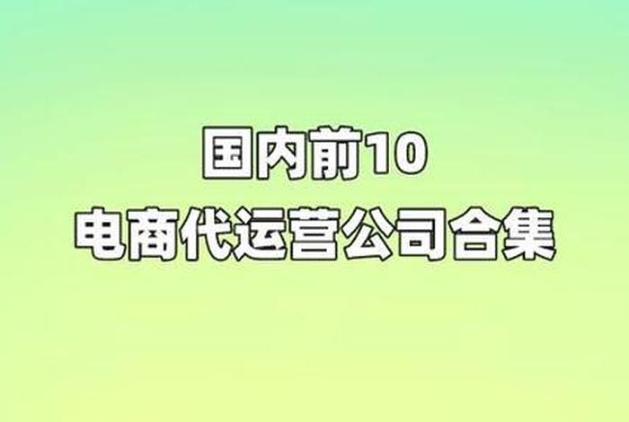 上海代运营电商公司联恩、上海国内前10电商代运营公司