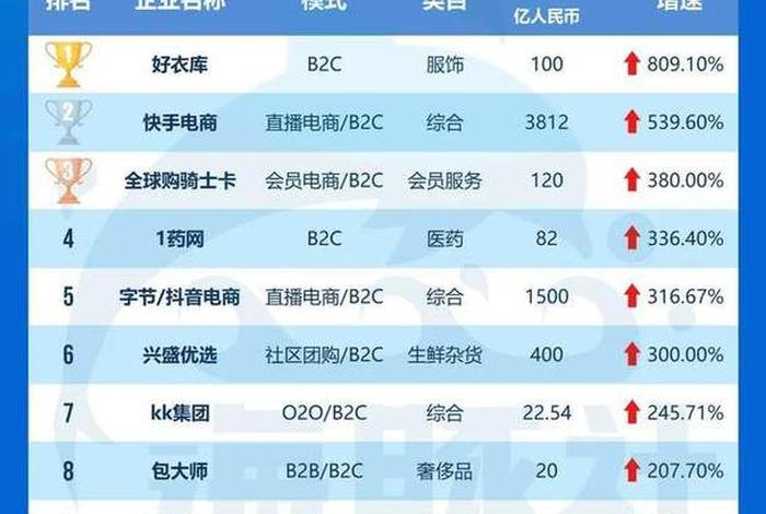 中国电商平台排行榜前十名销售额 - 2019中国电商平台排行榜前100