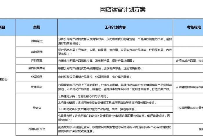 淘宝运营方案策划摘要怎么写 淘宝运营规划方案