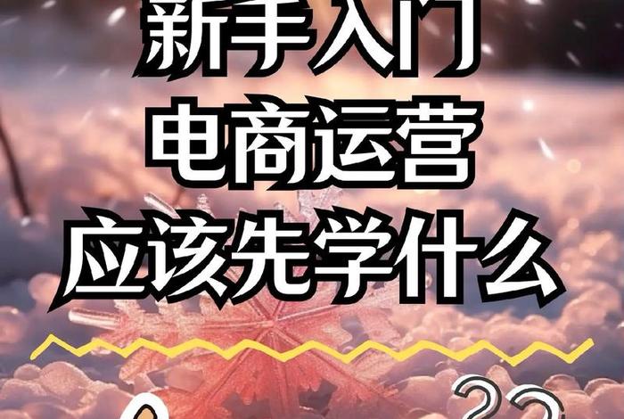 电商怎么做如何从零开始学做电商需要什么条件，电商怎么做新手入门