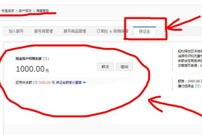 淘宝企业店铺保证金多少（淘宝企业店铺保证金多少合适）