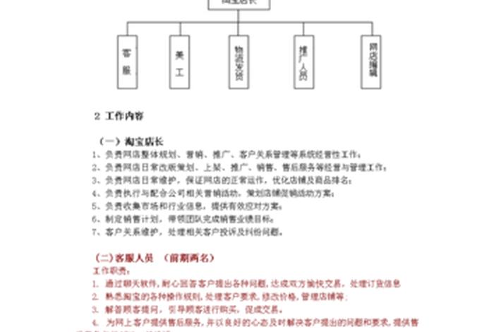 电商店铺运营方案、电商店铺运作的要点包括