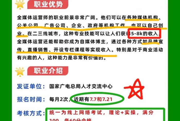 全媒体运营师报考条件、全媒体运营师报考条件报名费