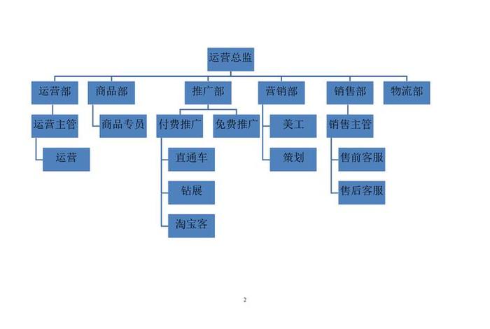 电商运营团队组织架构及工作职责（电商运营团队组织架构及工作职责是什么）