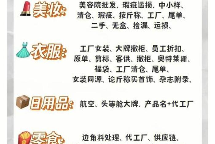 电商关键词的种类有哪些、电商类目关键词