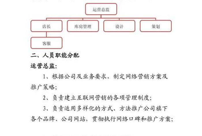 淘宝网店运营管理方案、淘宝网店运营策略