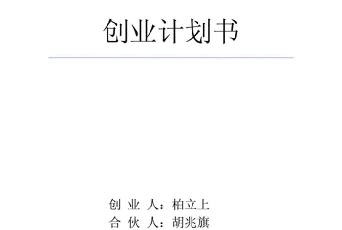 电商创业计划书模板、电商创业计划书模板范文