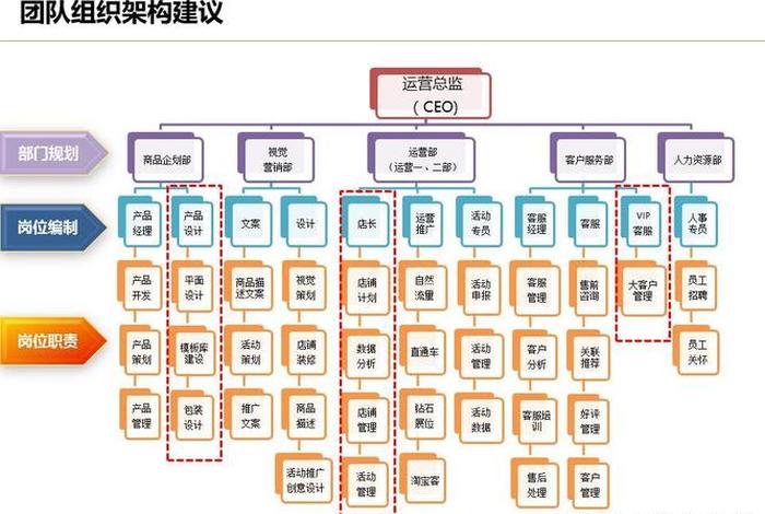 电商代运营团队结构图（电商代运营主要工作内容）