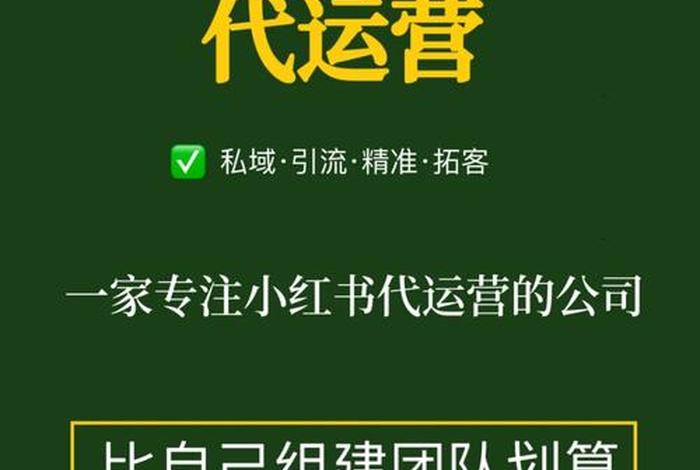 小红书代运营合同模板、小红书代运营是什么意思