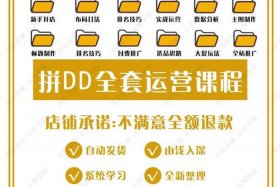 电商运营怎么自学视频教程，电商运营视频教程