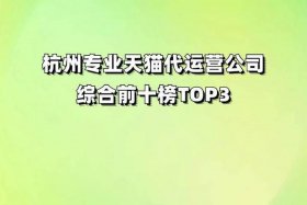 广州代运营电商公司排行榜，广州代运营电商公司排行榜最新