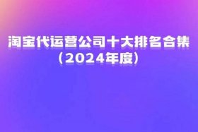 淘宝运营商是谁，淘宝运营商排名