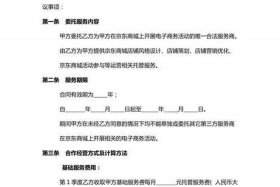 电商店铺代运营合同 电商店铺代运营合同有风险吗