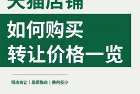 天猫店转让大概多少钱、天猫店转让价格高吗
