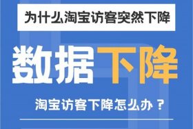 淘宝店铺访客量一下子变少、淘宝店访客越来越少了怎么办