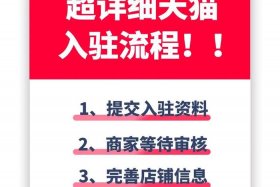 天猫入驻流程图 天猫入驻流程图片