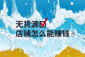 无货源开店赚钱吗、无货源开店铺