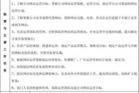 电商运营职责介绍、电商运营职责介绍范文