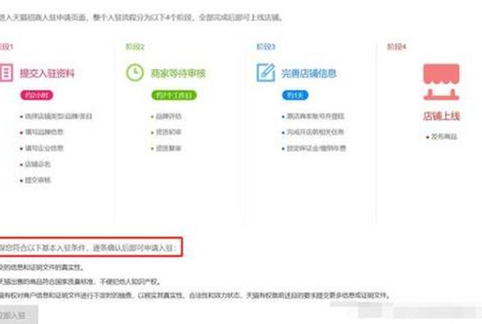 在天猫开店需要什么条件与费用；怎么在天猫注册开店铺
