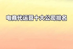 北京电商代运营十大公司排名 - 北京电商代运营十大公司排名榜