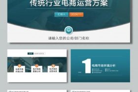 电商运营模拟平台，电商运营模板