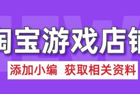淘宝游戏专营开放 - 淘宝游戏专营店铺2019政策