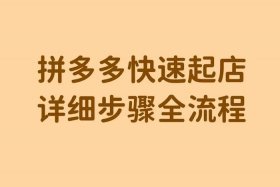 电商新手教程，电商新手入门视频教程