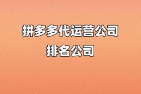 拼多多代运营收费 拼多多代运营一般多少钱