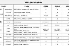 代运营报价单模板（一般的代运营收费是怎么样的）