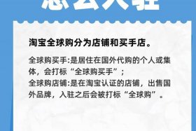 淘宝入驻全球购 - 淘宝入驻全球购条件和费用