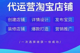 网店代运营代销售；网店代运营业务