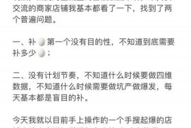 运营店铺、运营店铺的日常工作