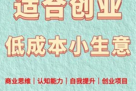 创业小项目 个人创业有哪些（小投资2～3万加盟店）