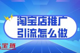 淘宝新店推广引流方法有哪些（淘宝新店如何引流与推广）