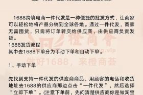 1688一件代发跨境电商怎么发货；1688一件代发跨境电商怎么发货的