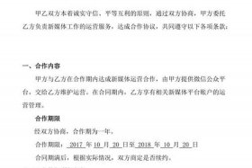 代运营提成合作协议 代运营提成几个点