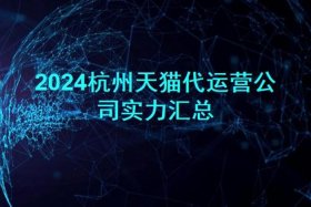 杭州天猫电商代运营公司、杭州天猫代运营公司有哪些