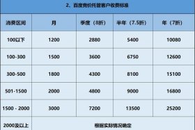 代运营收费标准一览表（代运营费用怎么收费）