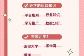 小白如何学电商运营技巧；电商运营小白怎么去学