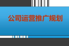 推广运营公司连环套（推广运营什么意思）