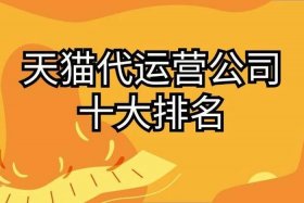天猫代运营公司排行榜（天猫代运营是做什么的）